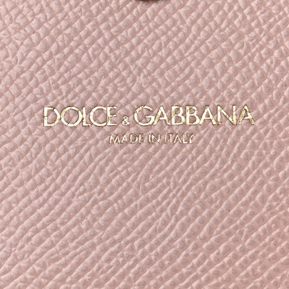 Dolce & Gabbana Dauphine Rose Print Wallet On Chain Pink 6 of 8