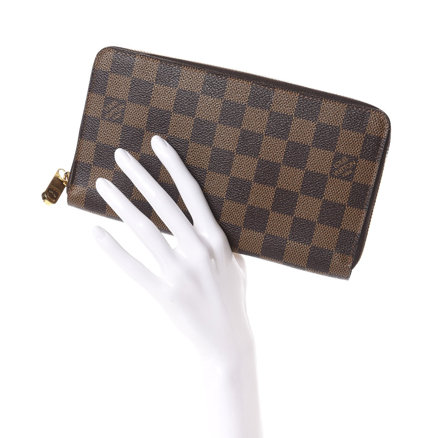 Damier Ebene Zippy Organizer Wallet