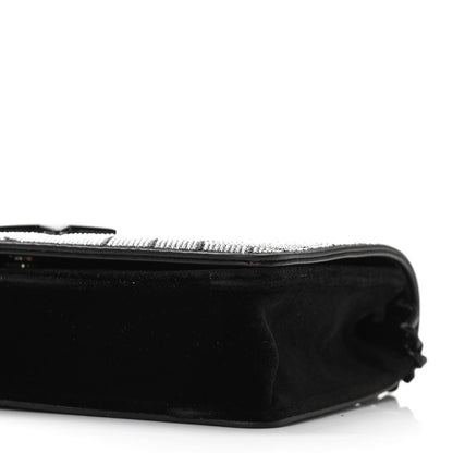 Stella McCartney Velvet Crystal Star Crossbody Bag Black 9 of 9
