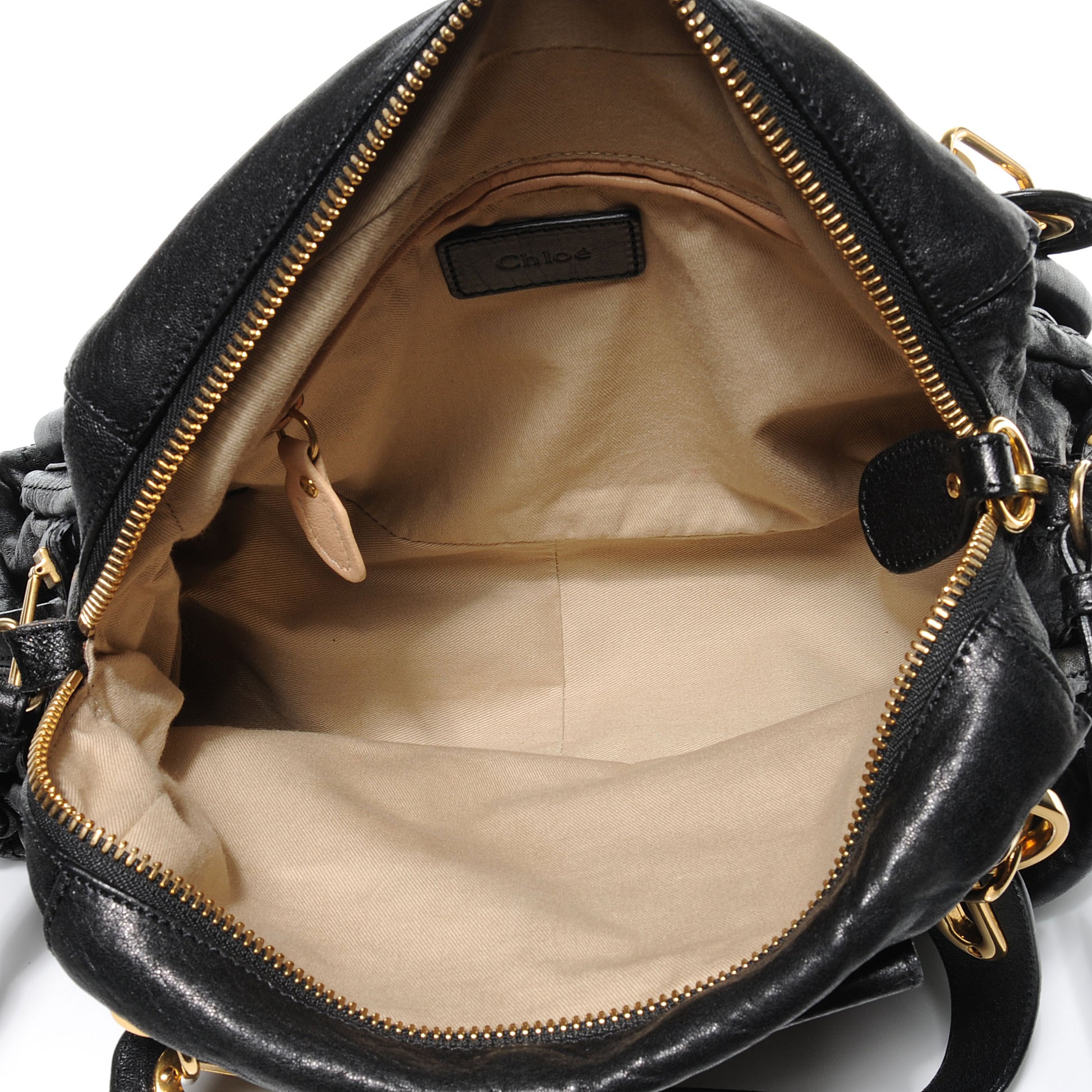 Chloe Lambskin Medium Paraty Black 8 of 9