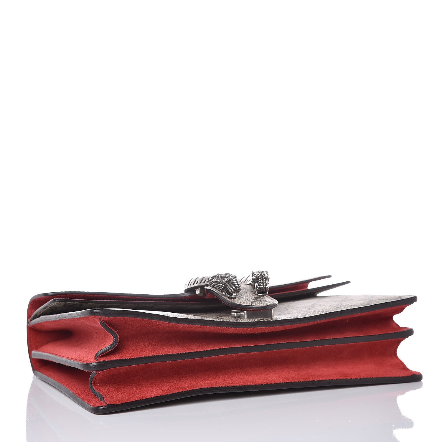 Gucci GG Supreme Monogram Small Dionysus Shoulder Bag Red 5 of 9