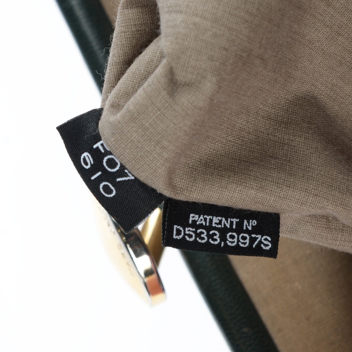 Calfskin Quilted Stam Green