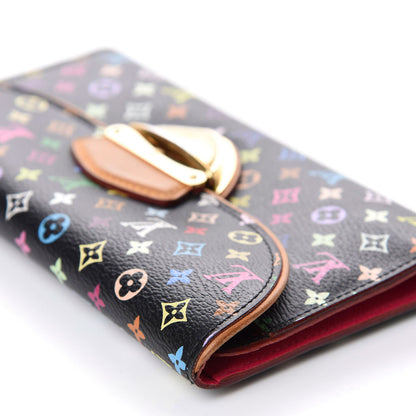 Louis Vuitton Monogram Multicolor Eugenie Wallet Black Grenade 6 of 11