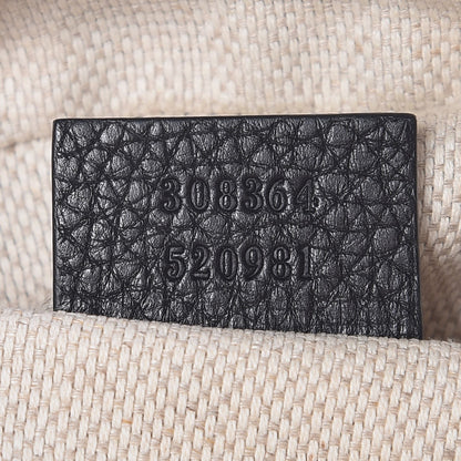 Gucci Pebbled Calfskin Small Soho Disco Bag Black 7 of 7