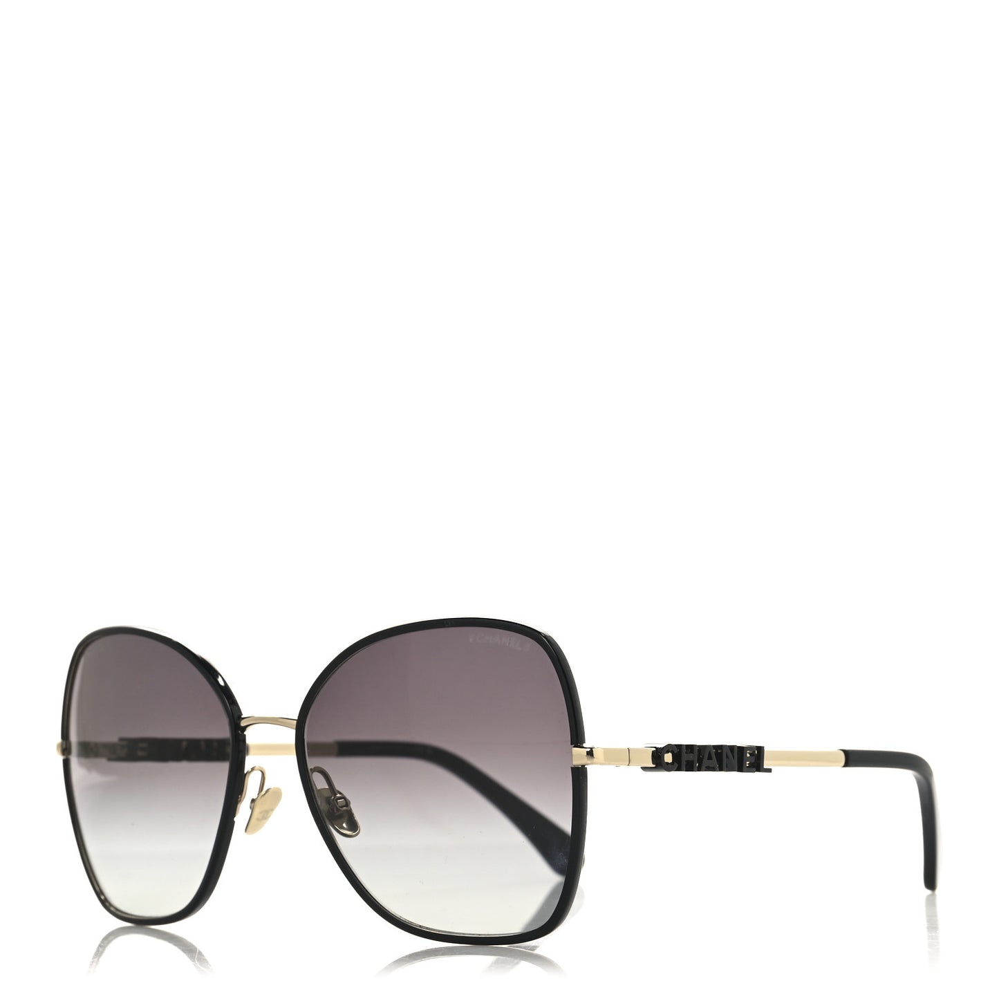 Metal Butterfly Sunglasses 4283 Black