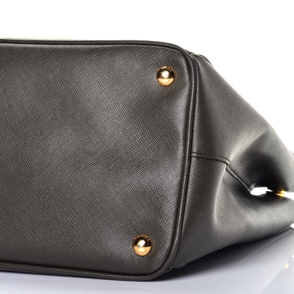 Prada Saffiano Large Galleria Double Zip Tote Militare 8 of 8