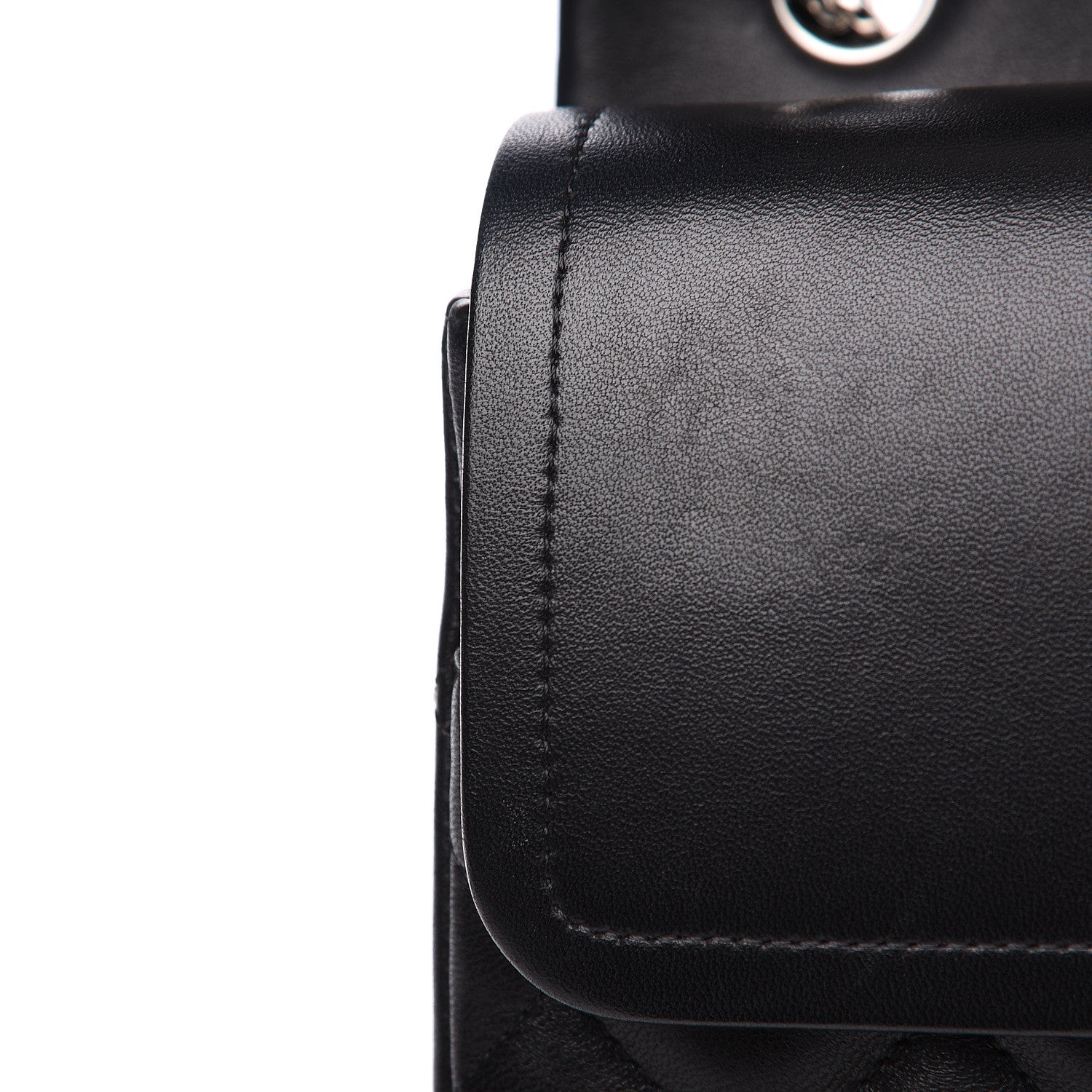 Chanel Lambskin Quilted Jumbo Double Flap Black 12 of 15