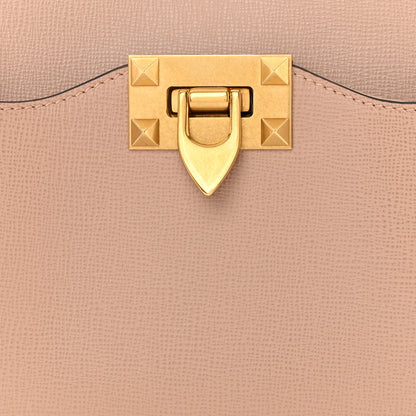 Valentino Garavani Vitello Small Rockstud Alcove Top-Handle Bag Rose Cannelle 8 of 11