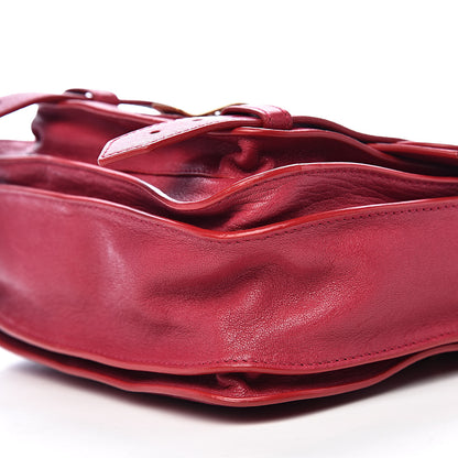 Proenza Schouler Lambskin PS1 Mini Pouch Messenger Bag Raspberry 10 of 11