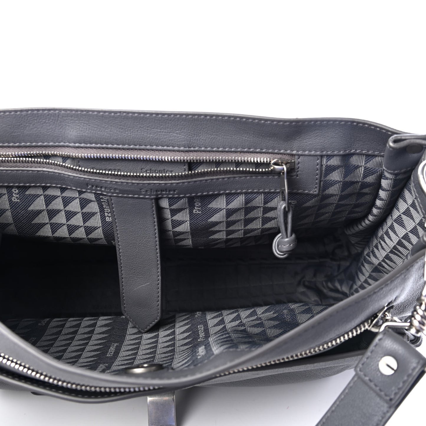 Lambskin Large PS1 Satchel Heather Grey