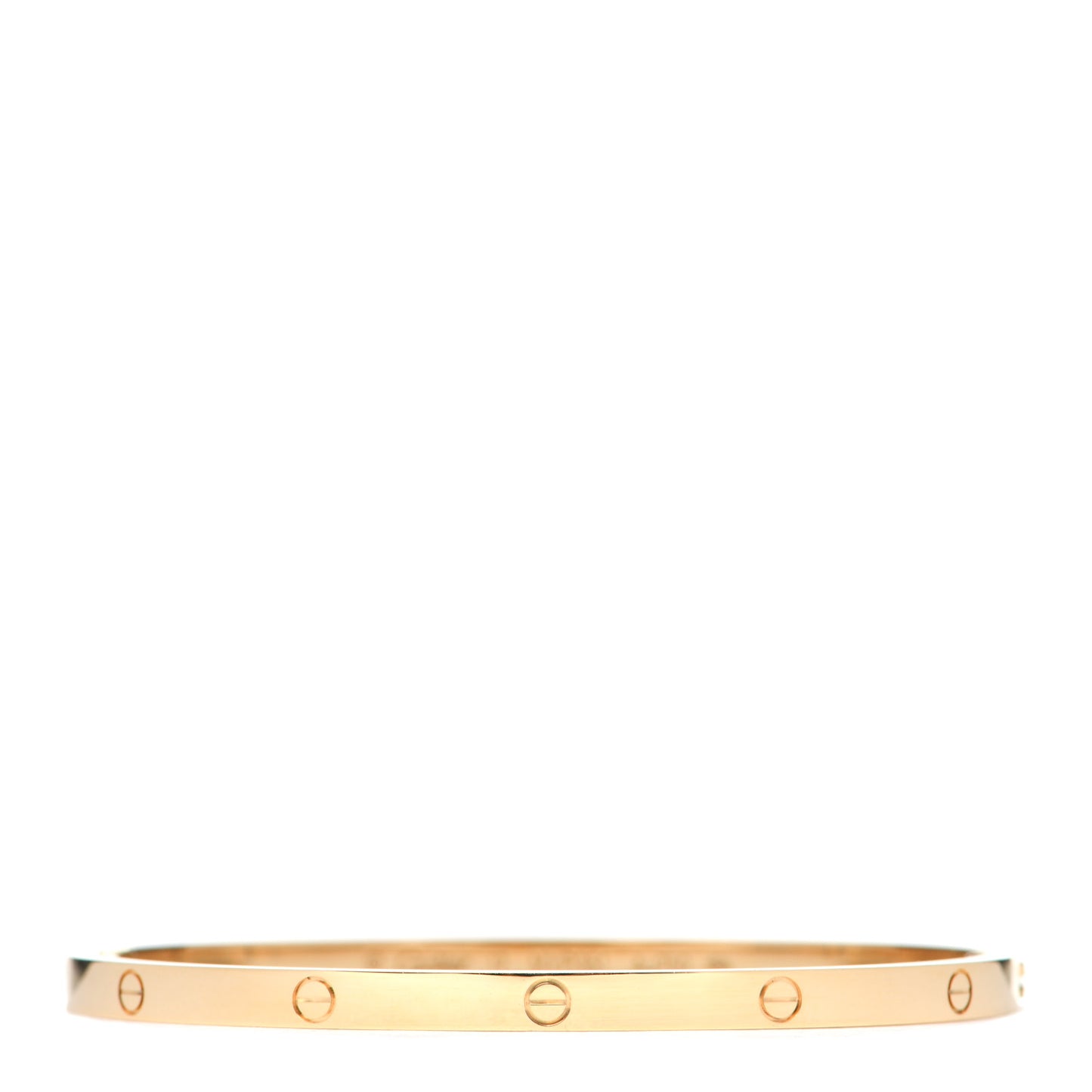 18K Yellow Gold Small LOVE Bracelet 17