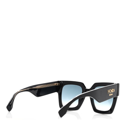 Fendi Acetate Fendi Roma Sunglasses FF 0457/G/S Black Blue 4 of 8