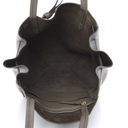 Celine Soft Grained Calfskin Small Belt Cabas Phantom Taupe 5 of 11