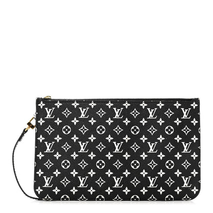 Louis Vuitton Monogram Giant Jungle Neverfull MM GM Pochette Black 1 of 6