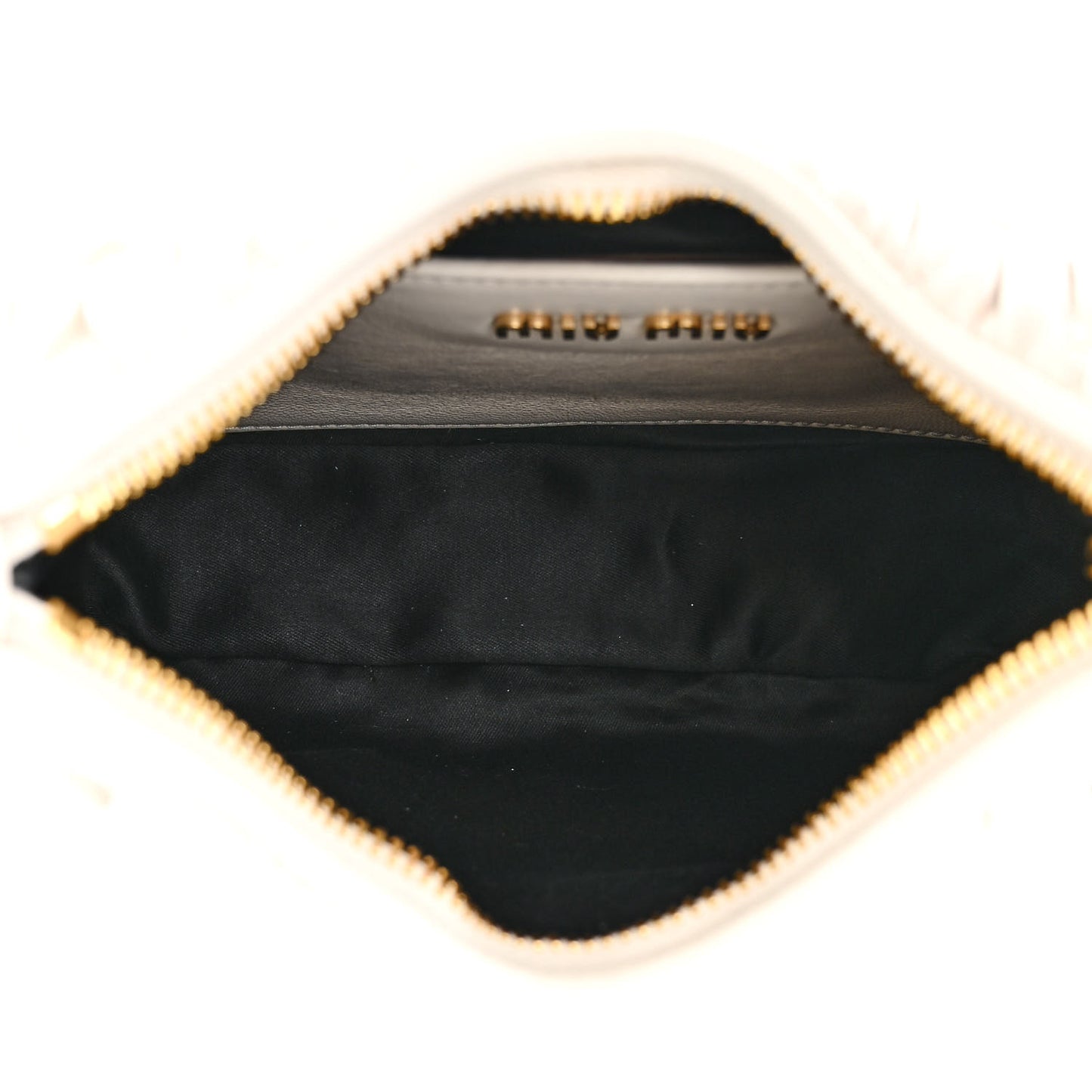 Nappa Matelasse Shoulder Bag White