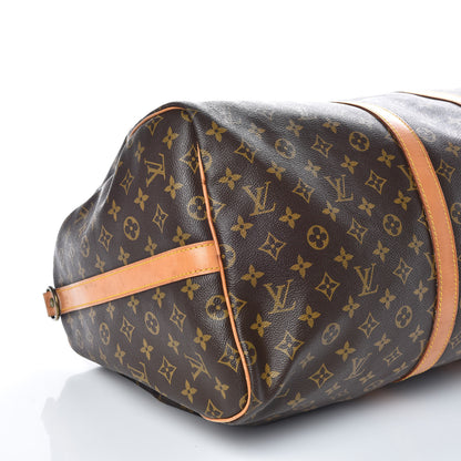 Louis Vuitton Monogram Keepall Bandouliere 55 11 of 12