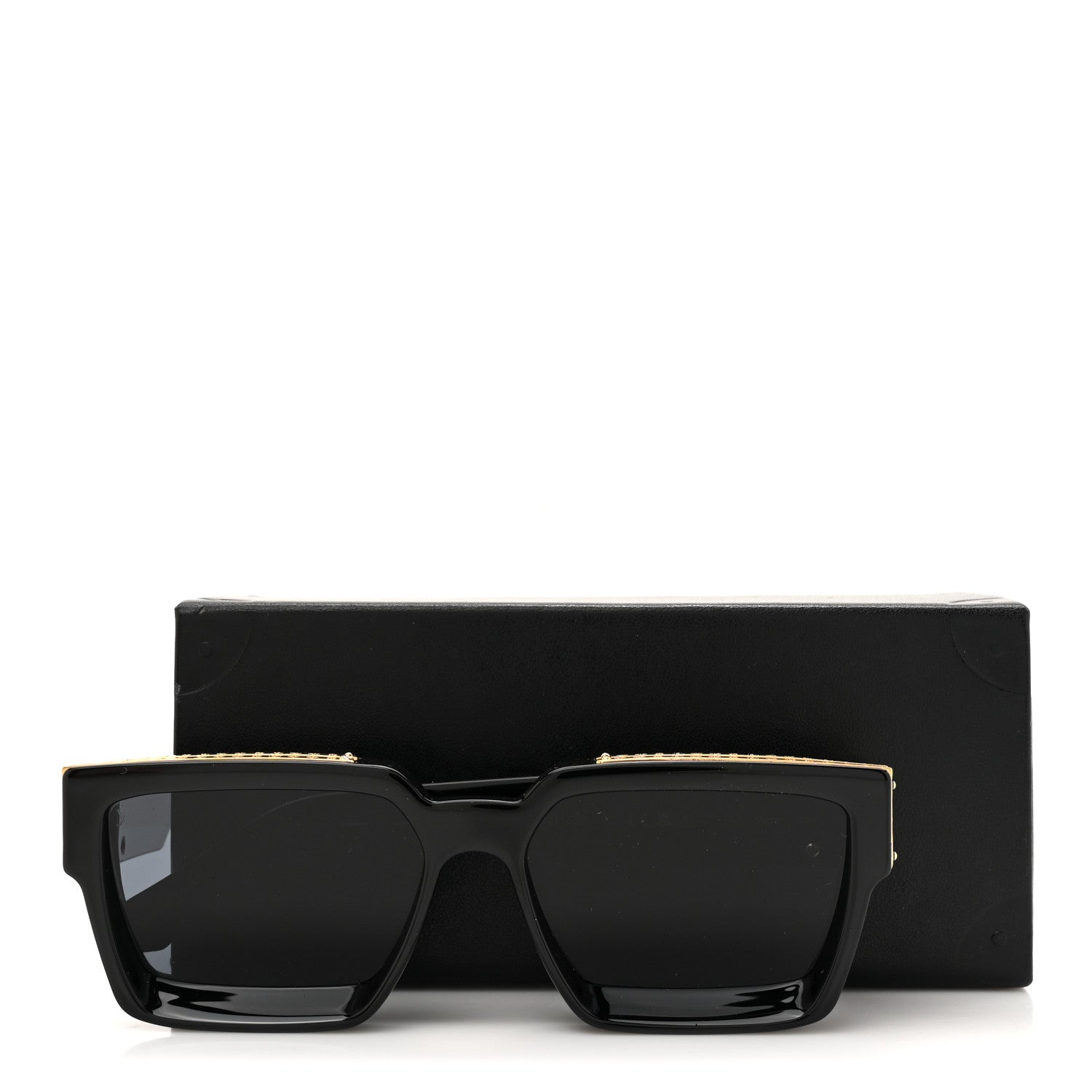 Louis Vuitton Acetate 1.1 Millionaires Sunglasses Z1165E Black 8 of 8