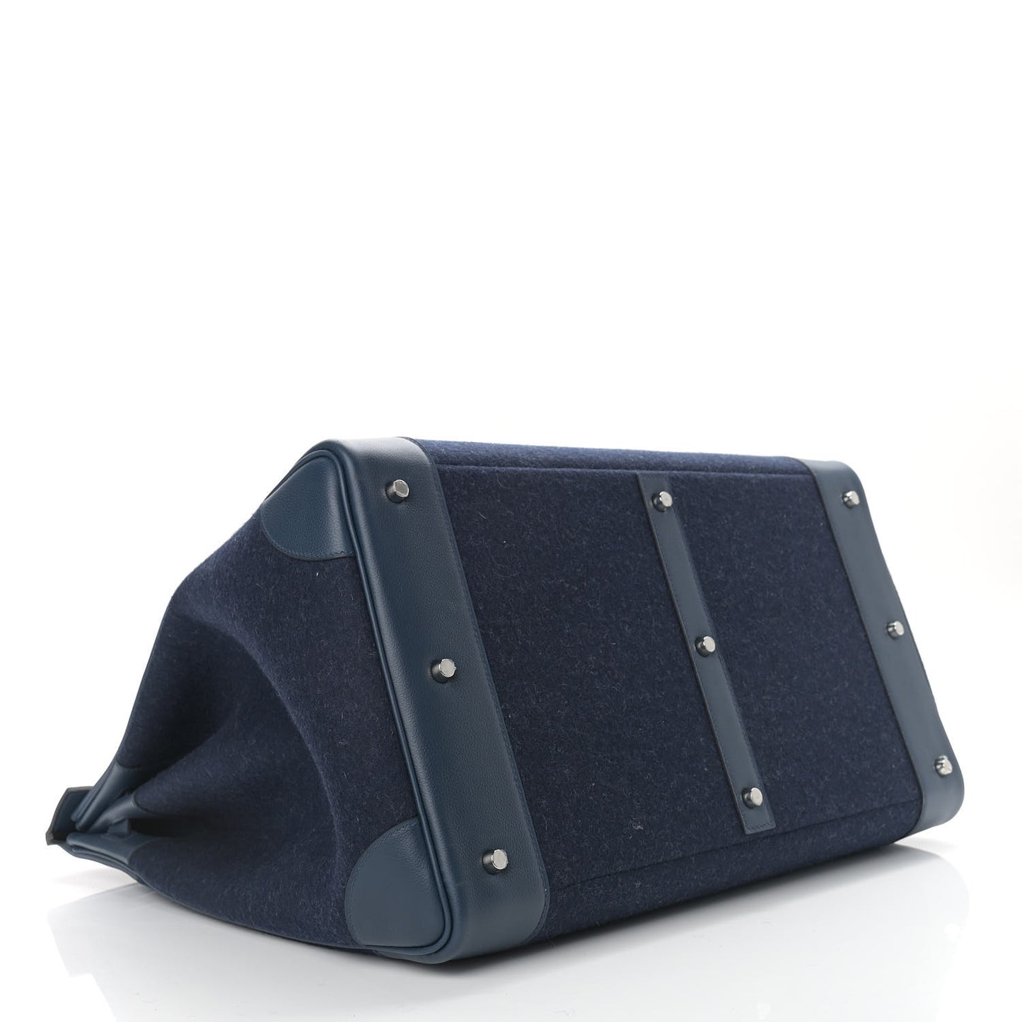 Evercolor Wool HAC Travel Birkin 50 Bleu Nuit