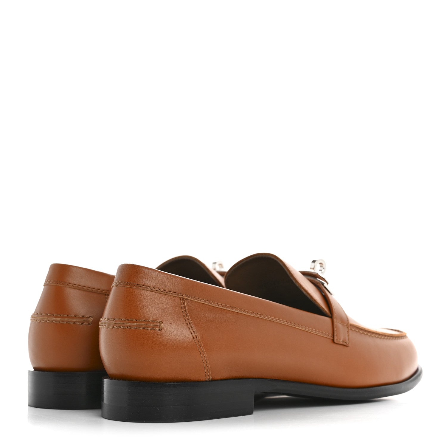 Hermes Calfskin Womens Destin Loafer 38 Naturel 5 of 10