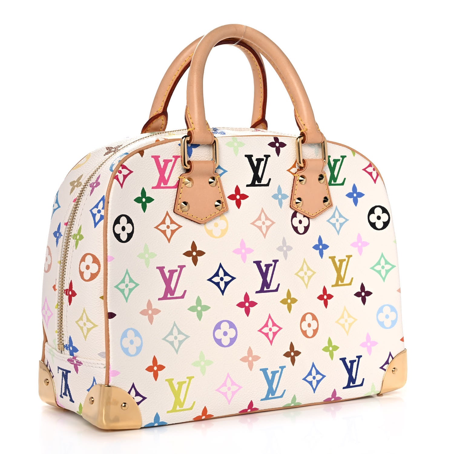 Louis Vuitton Monogram Multicolor Trouville White 3 of 9