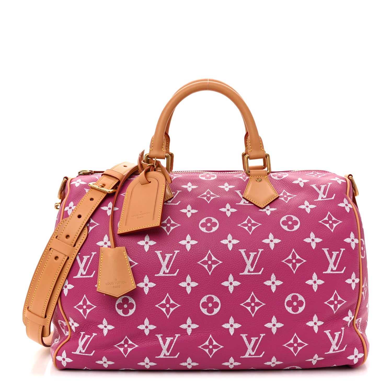 Louis Vuitton Calfskin Monogram Speedy P9 Bandouliere 40 Agate 1 of 11