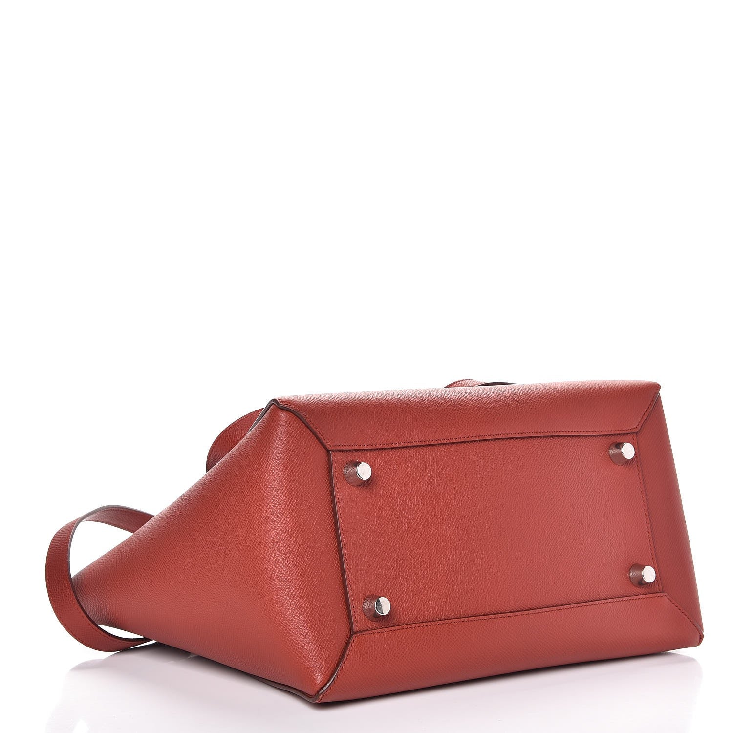 Celine Grained Calfskin Mini Belt Bag Rust 5 of 9
