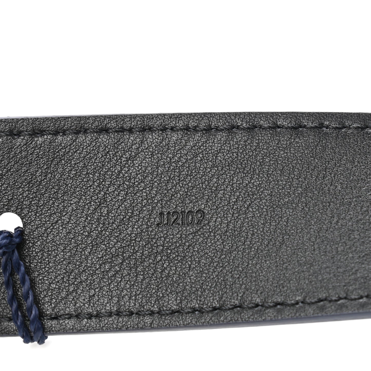 Calfskin 35mm Pont Neuf Belt 100 40 Blue Marine