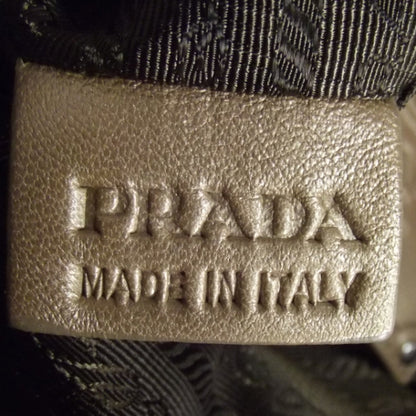 Prada Nappa Ruffle Resin Chainlink Bag Gold 11 of 12