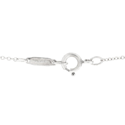 Tiffany Sterling Silver Pearl Nature Rose Pendant Necklace 4 of 4