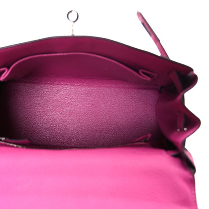 Hermes Togo Kelly Retourne 25 Rose Pourpre 5 of 10