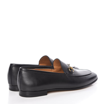 Gucci Calfskin Womens Jordaan Loafers 39 Black 4 of 10