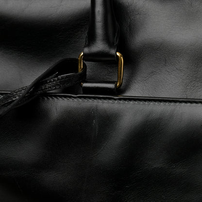 Saint Laurent Calfskin Small Classic Duffle Briefcase Black 12 of 13