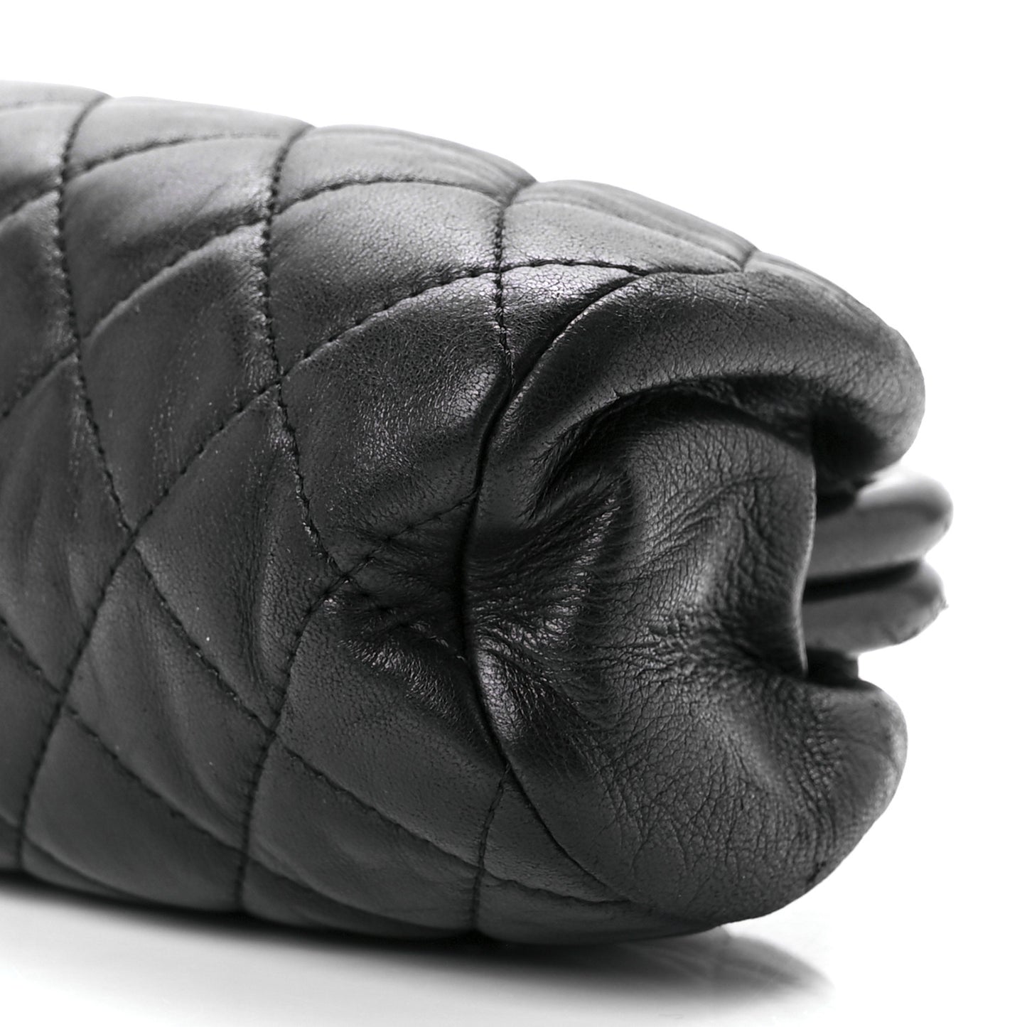Lambskin Quilted Timeless Clutch Black