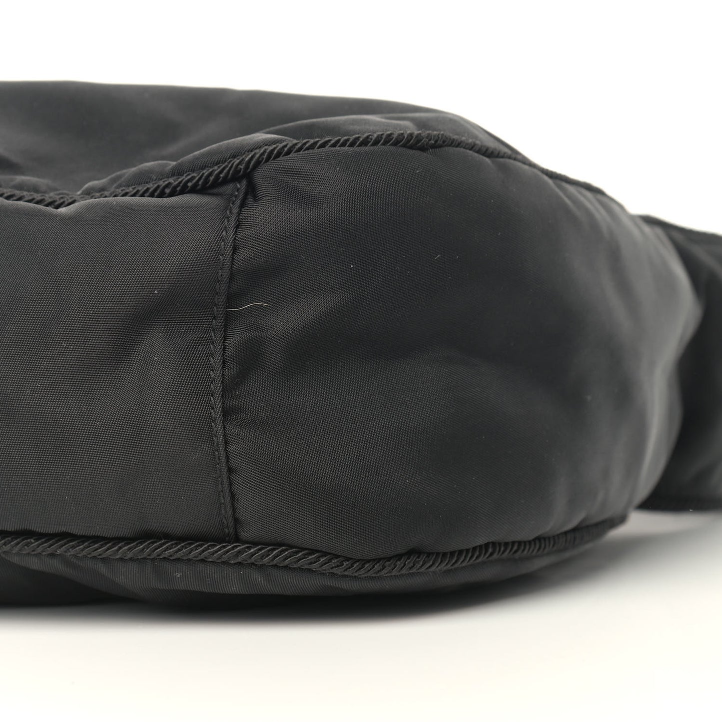 Tessuto Nylon Beaded Bag Black