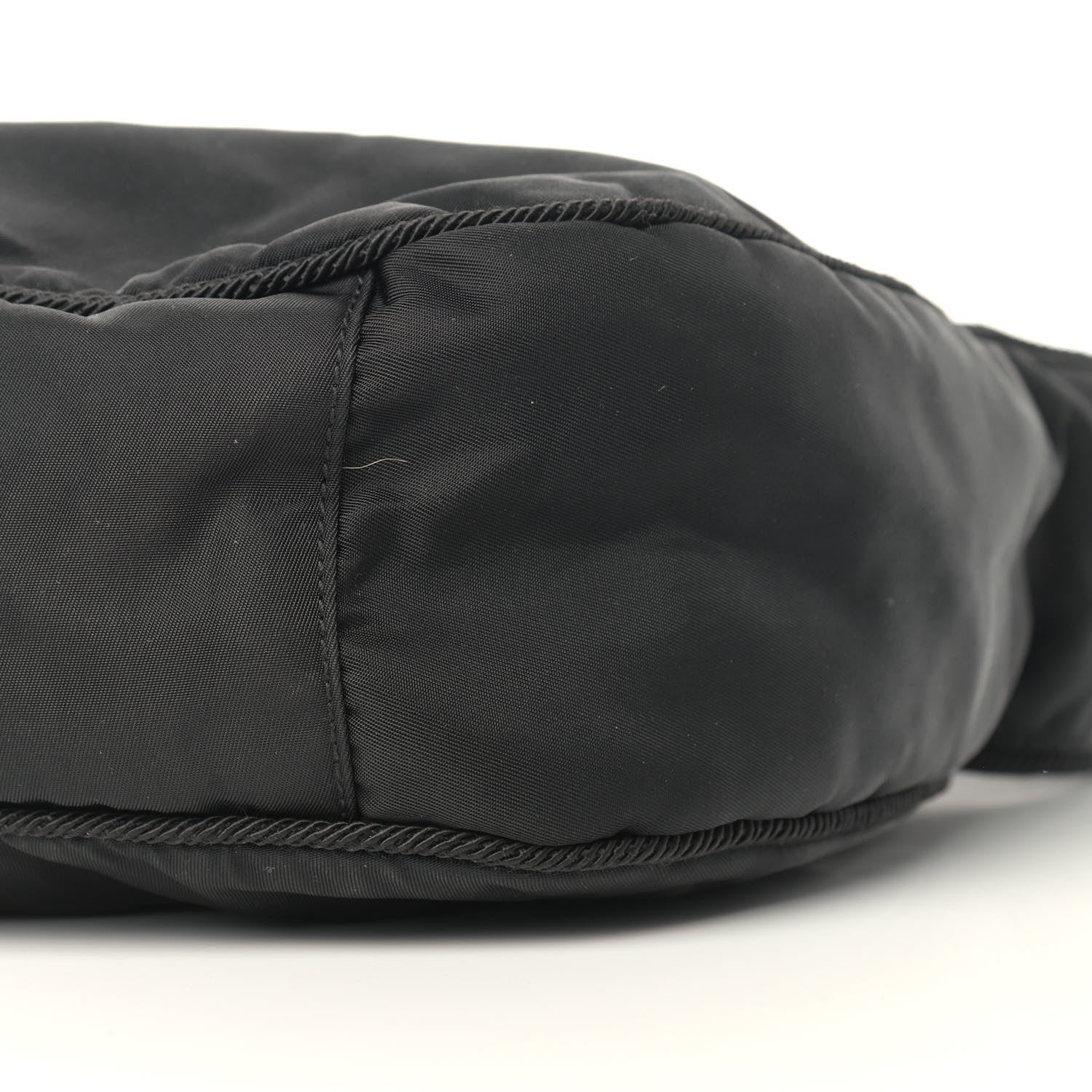 Prada Tessuto Nylon Beaded Bag Black 8 of 13