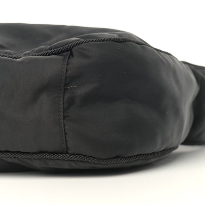 Prada Tessuto Nylon Beaded Bag Black 8 of 13