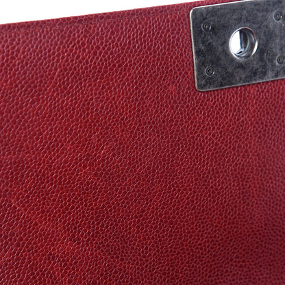 Chanel Caviar Quilted Medium Boy Flap Red 15 of 18