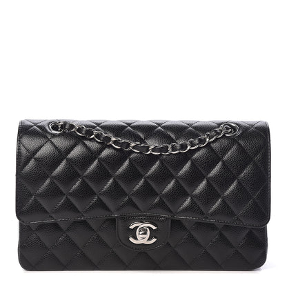 Chanel Caviar Quilted Medium Double Flap Black 1 of 11
