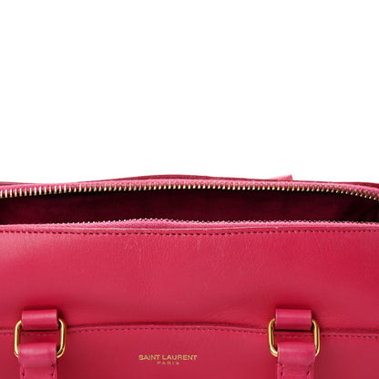 Saint Laurent Calfskin Classic Baby Duffle Fuchsia 12 of 13