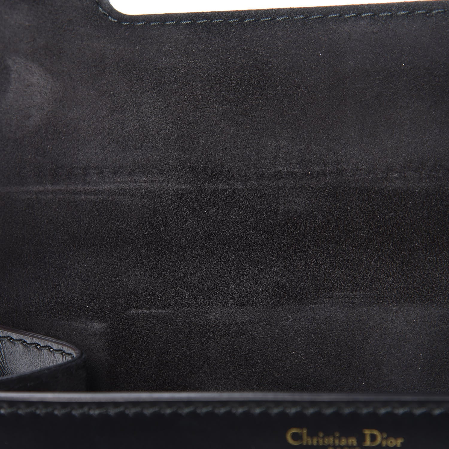 Christian Dior Smooth Calfskin Dio(r)evolution Flap Clutch Black 11 of 11