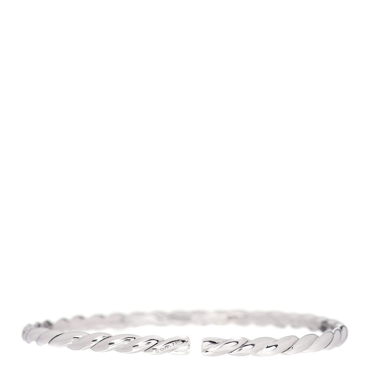 18K White Gold Diamond 3.5mm Paveflex Single Row Bracelet
