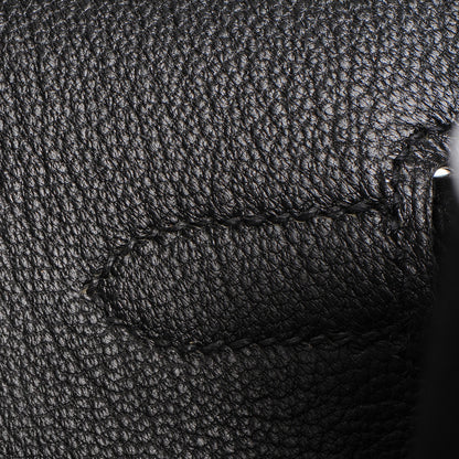 Hermes Taurillon Clemence Birkin 35 Black 11 of 26