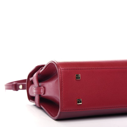 Delvaux Calfskin Mini Tempete Satchel Red 8 of 10