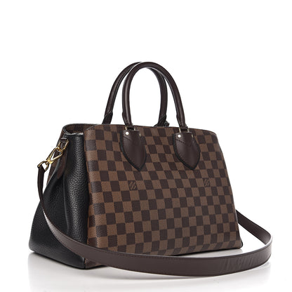 Louis Vuitton Cuir Taurillon Damier Ebene Normandy Black 2 of 9