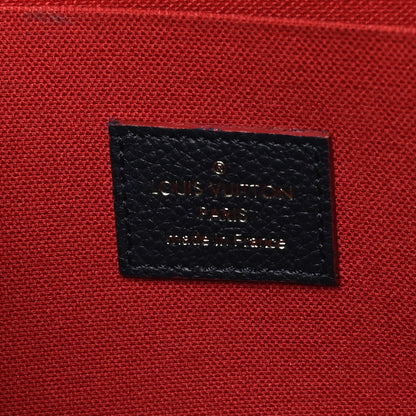 Louis Vuitton Empreinte Pochette Felicie Chain Wallet Marine Rouge 7 of 11