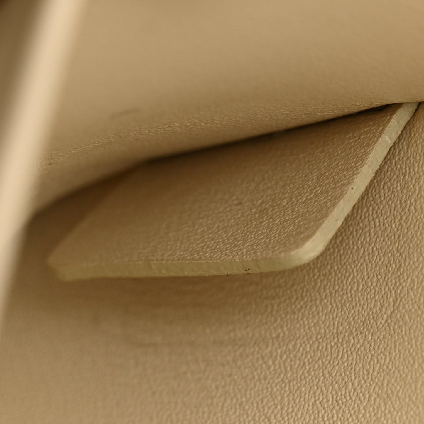 Natural Calfskin Triomphe Shoulder Bag White