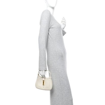Gucci Boarded Dyana Lux Calfskin Mini Jackie 1961 Hobo Mystic White 2 of 10