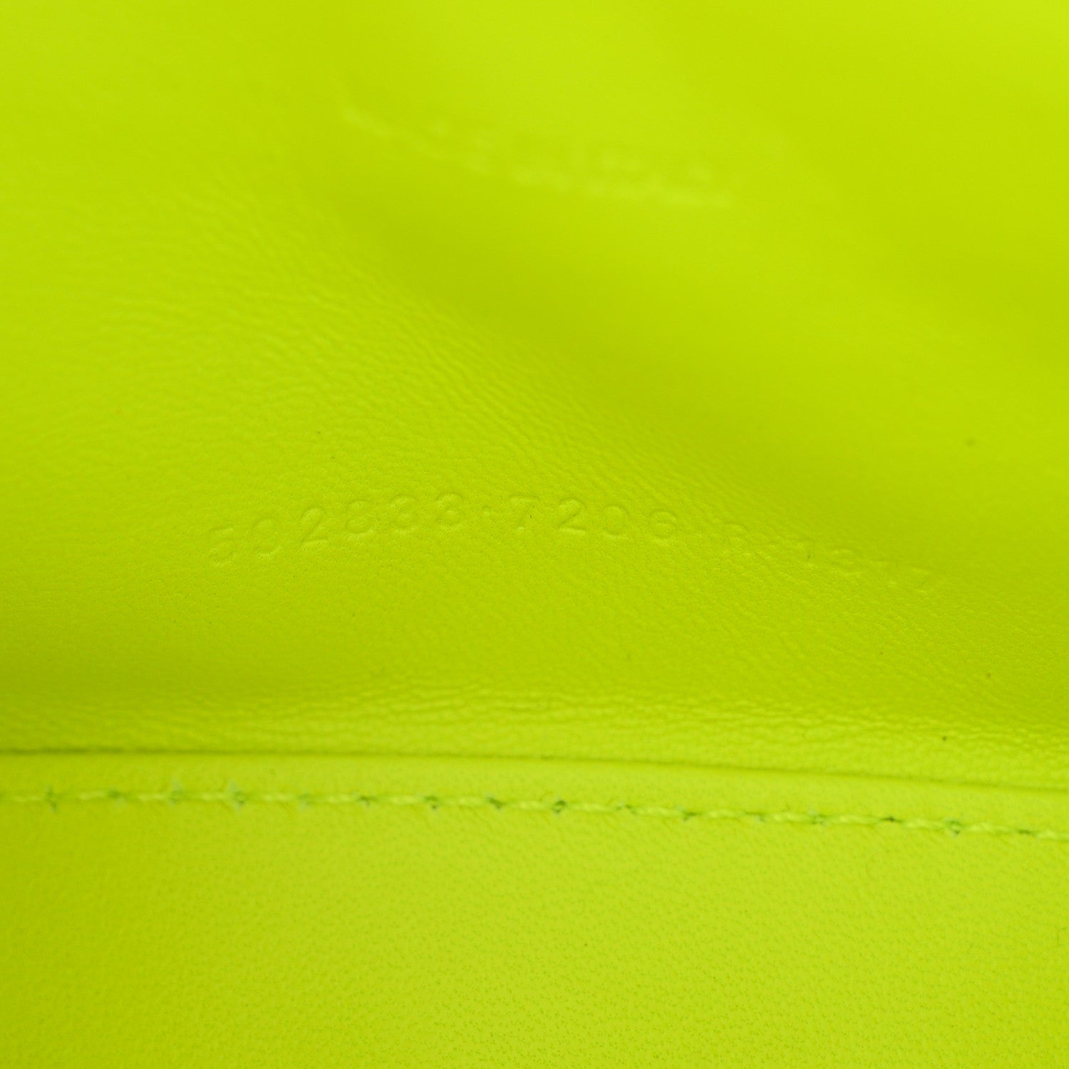 Balenciaga Shiny Calfskin Crocodile Embossed Hourglass Top Handle Bag XS Fluo Yellow 8 of 11