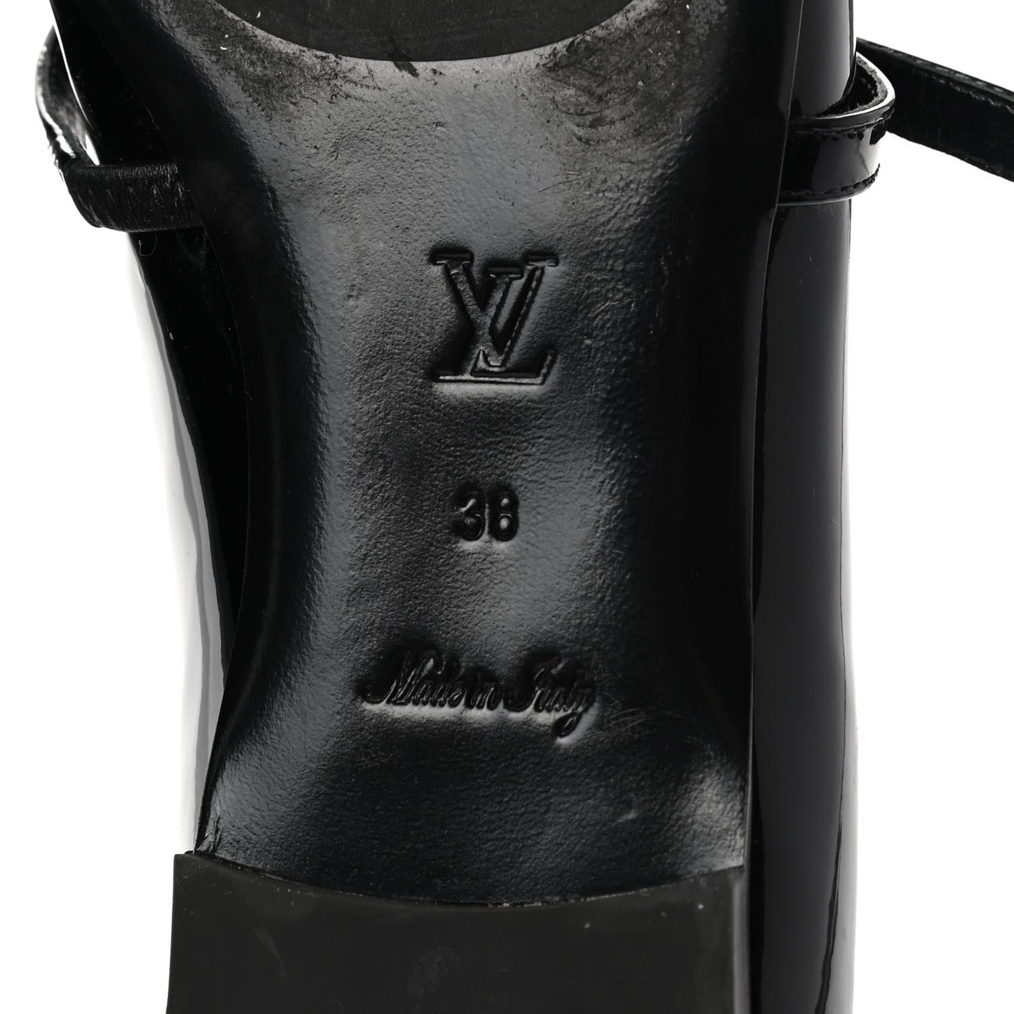 Patent Uniformes Ballerina Flat 38 Black