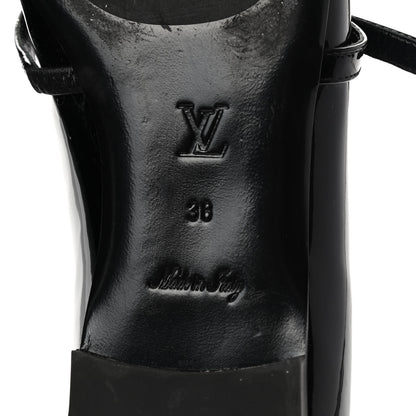 Louis Vuitton Patent Uniformes Ballerina Flat 38 Black 6 of 9
